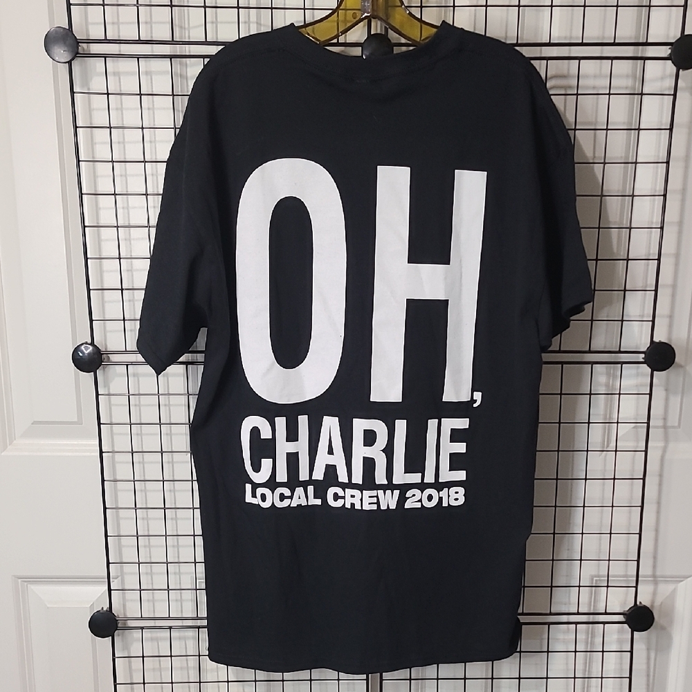 NEW. Charlie Puth Black Graphic T-Shirt.
